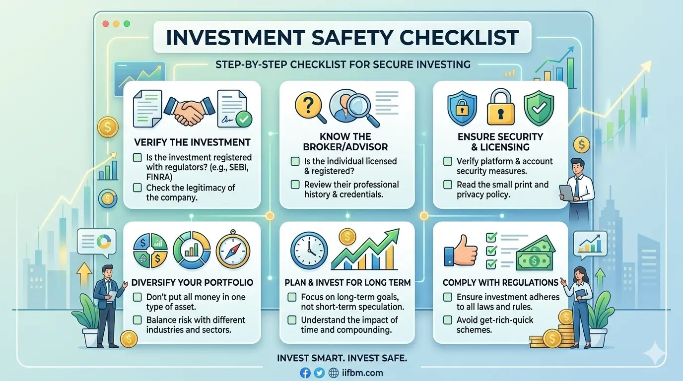 precautions before investing online
