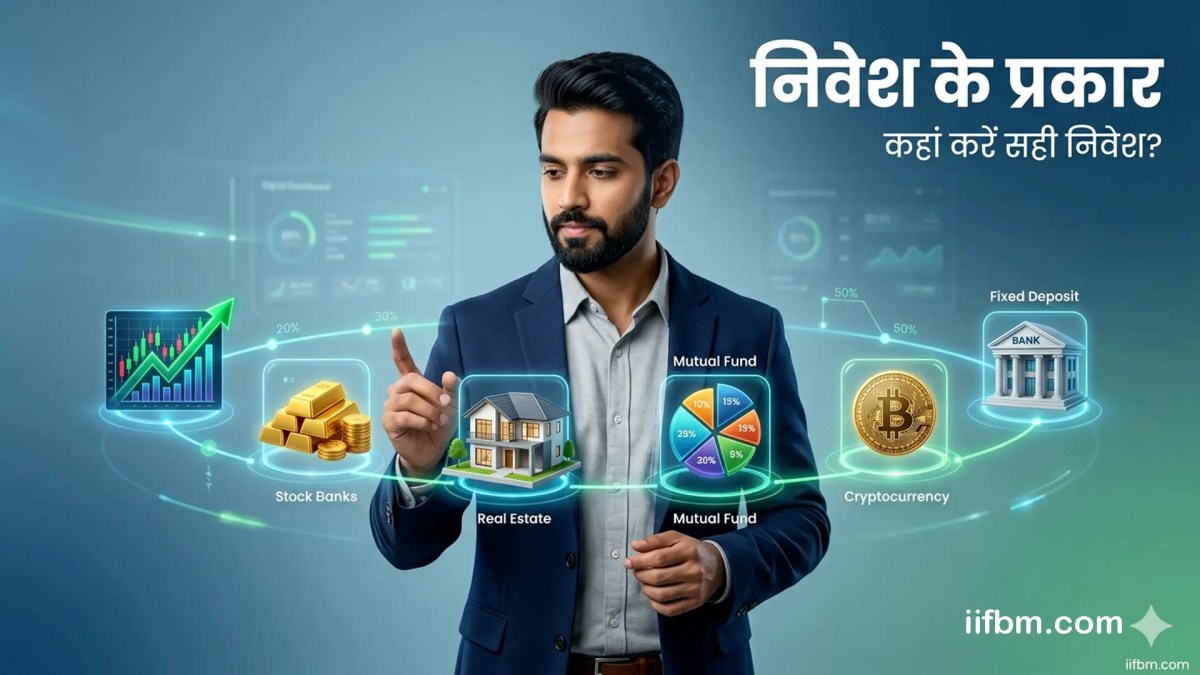 निवेश के प्रकार (Types of Investment) — पूरी जानकारी सरल हिन्दी&nbsp;में