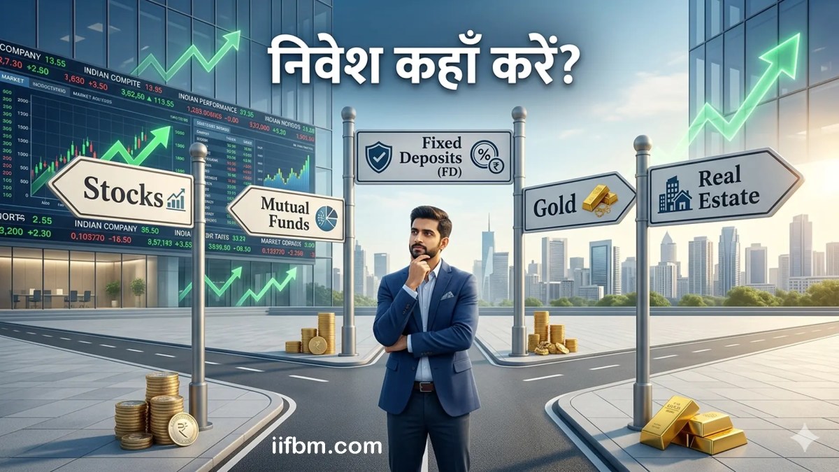 निवेश कहाँ करें? (Best Investment Options in&nbsp;India)