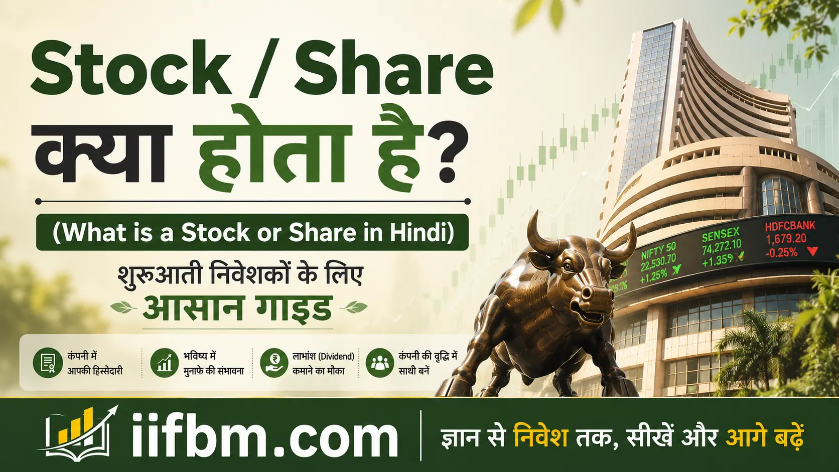 Stock / Share क्या होता है? (What is a Stock or Share in Hindi) | शुरुआती निवेशकों के लिए आसान गाइड